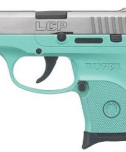 Ruger LCP .380 ACP Stainless Steel Turquoise Frame 6RD