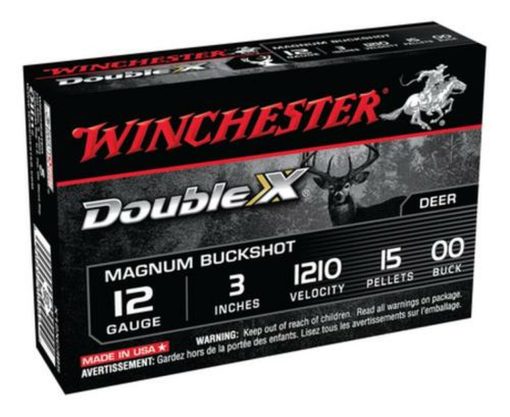 Buy Winchester Supreme Double X Magnum 12 ga 3" 15 Pellets 00 Buck Shot 5Bx/50Cs