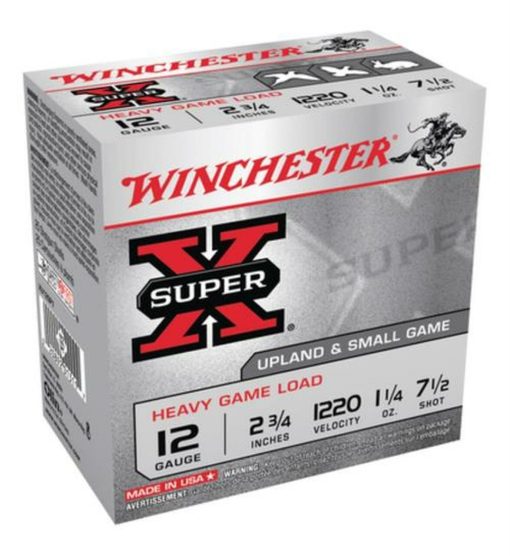 Buy Winchester Super-X Heavy Field Loads 12 Ga, 2.75", 1.3oz, 7.5 Shot, 25rd/Box