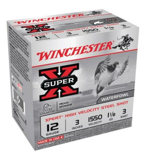 Buy Winchester Expert Hi-Velocity 12ga 3" 1-1/8 oz 3 Shot 25Box/10Case