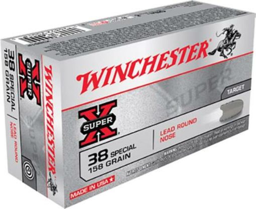 Buy Winchester Super-X .38 Special 158 Gr, Lead Round Nose, 50rd Box