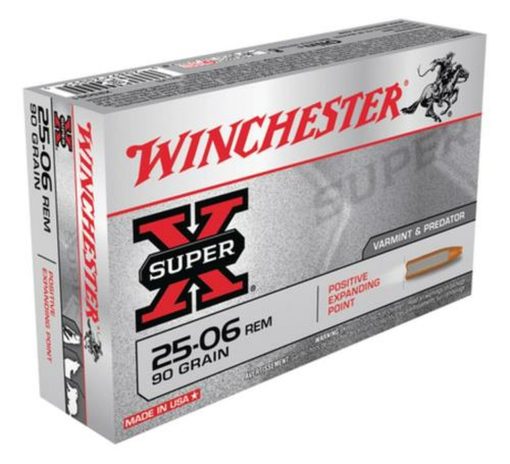 Buy Winchester Super X 25-06 Rem Positive Expanding Point 90gr, 20Box/10Case