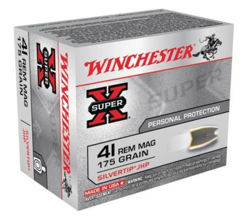 Buy Winchester Super X 41 Rem Mag Silvertip HP 175gr, 20rd Box