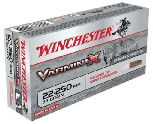 Buy Winchester Varmint X .22-250 Remington 55gr, Varmint X Polymer, 20rd Box