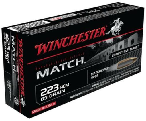 Buy Winchester Match .223 Remington 69gr, Hollow Point Boattail 20rd Box