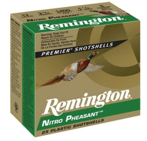 Buy Remington Nitro Pheasant 12 Gauge, 2.75 Inch, 1300 FPS, 1.375 Ounce, 5 Shot, 25rd/Box