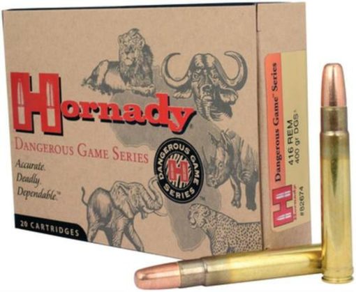 Buy Hornady .416 Remington Magnum 400gr, Dangerous Game Solid 20rd Box