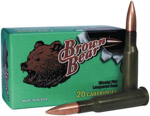 Buy Brown Bear .223 62gr, Jacketed Hollow Point, 20rd Box