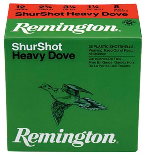 Buy Remington Shurshot Heavy Dove Loads 12 Ga, 2.75, 1-1/8oz, 6 Shot, 250rd/Case (10 Boxes of 25rd)