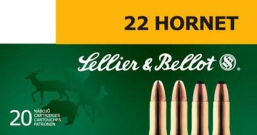 Buy Sellier and Bellot 22 Hornet 45 FMJ 20Rd/Box