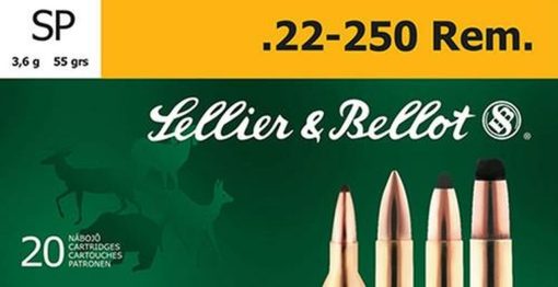 Buy Sellier & Bellot Soft Point 22-250 Rem 55 gr, 20rd Box, 25 Box/Case