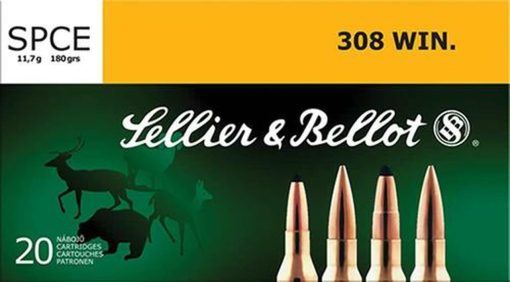 Buy Sellier & Bellot 308 Winchester 180gr, SPCE 20rd Box