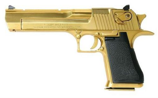 Buy Magnum Research Desert Eagle Mark XIX 44 Mag 6" Barrel, Black Synthetic Titanium Gold, 8rd