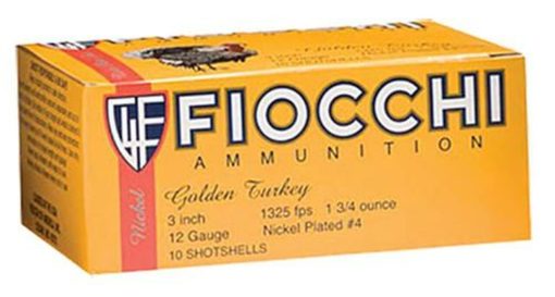 Buy Fiocchi Turkey Nickel Plated 12 Ga, 3", 1-3/4oz, 6 Shot, 10rd/Box