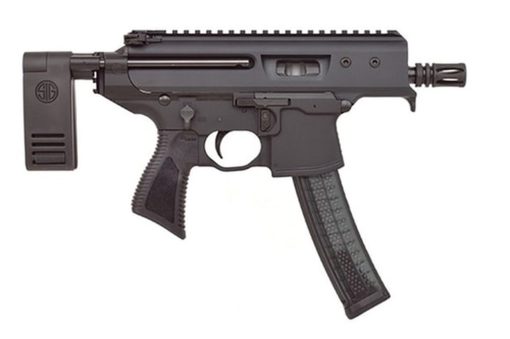 Buy Sig MPX Copperhead Pistol 9mm, 3.5" Barrel, Pistol Contour Brace, Black, 30rd