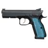 Buy CZ SP-01 Shadow 2 9mm, 4.9", Adj. Target Sights, Steel Frame, Blue Grips, 17rd