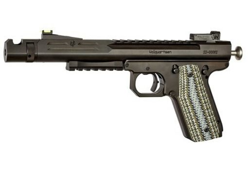 Buy Volquarsen Scorpion .22 WMR, 6" Barrel, Hi-Viz Front/Tritium Rear, Predator Green VZ Grips, Black, 9rd