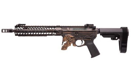 Buy Spikes Rare Breed Spartan AR-15 Pistol, 5.56/.223, 11.5", 30rd, M-Lok, Bronze Battleworn Finish, No Mag