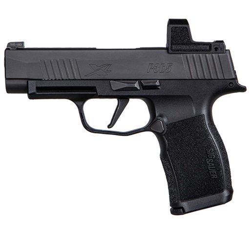 Buy Sig P365 XL Compact 9mm, 3.7" Barrel, Polymer, Black, Romeo Zero Reflex Optic, 2x12rd