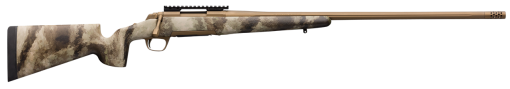 Buy Browning X-Bolt Hells Canyon Speed Long Range 6.5 PRC 4+1 26" A-TACS AU Camo Fixed McMillan Game Scout Stock Burnt Bronze Cerakote Right Hand Muzzle Brake