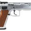 Buy IFG Defiant Stock Master Large 9mm, 4.75" Barrel, Chrome, Hard Wood Grip, 17rd