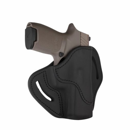 Buy 1791 Optic Ready, Belt Holster, Stealth Black Leather, Fits CZ P01/P10/P10C/P10S, HK VP9/VP40, Size 2.4S