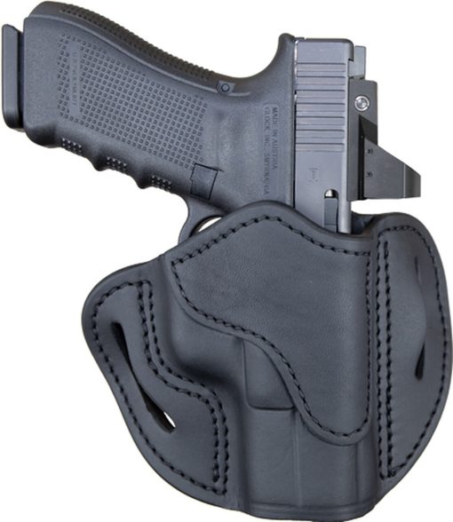 Buy 1791 BH2.1 Black Leather Outside Waistband Glock 17/S&W Shield/Springfield XD9, Right Hand