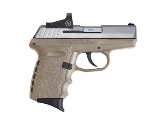 Buy SCCY CPX-2 9mm, 3.1" Barrel, CT RDS, SS/FDE, 10rd