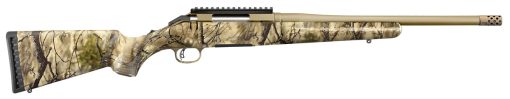 Buy Ruger American Go Wild Camo with Bronze Cerakote 243 Win Rifle 16" Threaded Barrel