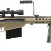 Buy Barrett Firearms M82A1 50 BMG FDE Semi-Automatic Rifle 20" Barrel with Nightforce SHV 3-10x42 Scope