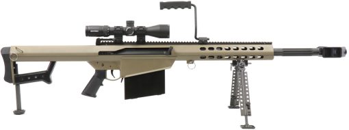 Buy Barrett Firearms M82A1 50 BMG FDE Semi-Automatic Rifle 20" Barrel with Nightforce SHV 3-10x42 Scope