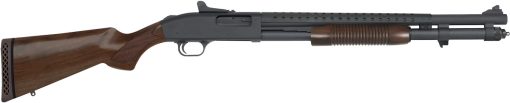 Buy Mossberg 590A1 Retrograde 12 Ga Shotgun with Heat Shield and Classic Walnut Stock