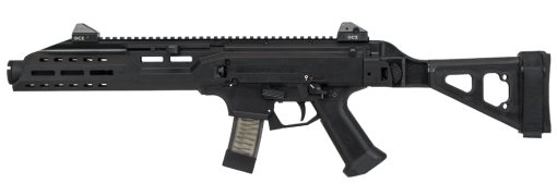 Buy CZ Scorpion EVO3 S1 9mm Tactical Pistol with Folding Arm Brace and Flash Can