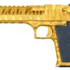 Buy Magnum Research Desert Eagle Mark XIX MK19 Pistol 44 Mag, 6", Titanium Gold Finish, Tiger Stripes