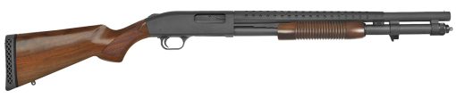 Buy Mossberg 590 Retrograde 12 Ga Shotgun with Heat Shield and Classic Walnut Stock