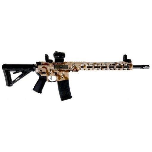 PSA Custom 5.56 NATO 16" Nitride 13.5" MLOK Rail Rifle w/ ROMEO5 - Chocolate Chip