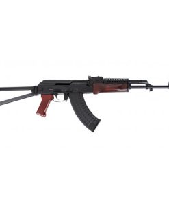 PSAK-47 GF3 Forged Red Wood Triangle Side Folding Rifle with Cheese Grater Upper Handguard