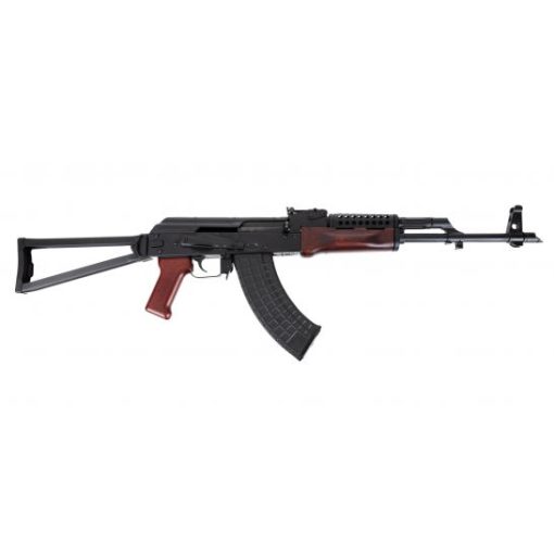 PSAK-47 GF3 Forged Red Wood Triangle Side Folding Rifle with Cheese Grater Upper Handguard