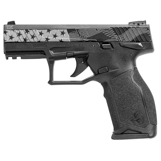 Taurus TX22 Engraved Flag .22 LR Pistol, Black - 1-TX22141-US1 | Guns ...