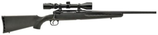 Buy Savage Axis XP Youth Package 7mm-08 Remington, 20" Barrel Matte Black Synthetic Stock 4 Rounds Includes 3-9X40mm Riflescope Mounted