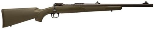 Buy Savage 11/111 Hog Hunter Bolt 223 Remington 20" Threaded Barrel, Green Synthetic Stock Black