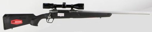 Buy Savage Axis II XP 22-250 Remington, With 3X9X40 Scope, 22" Barrel, Stainless Steel,, Synthetic, Black, 4 rd