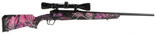 Buy Savage Axis XP Compact, .223 Rem, 20", 4rd, 3-9x40mm Weaver Scope, Muddy Girl Camo