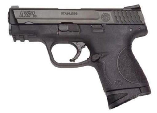 Buy Smith & Wesson, M&P, Compact, 9mm, Striker Fired, 3.5" Barrel, Polymer Frame, Black, Low Profile Carry Sights, 10Rd, 2 Magazines, No Thumb Safety, Magazine Disconnect