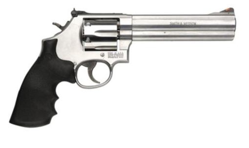 Buy Smith & Wesson 686 Distinguish Combat 357 Mag/38 Spec 6" 6rd Adjustable White Outline/Red Ramp SS