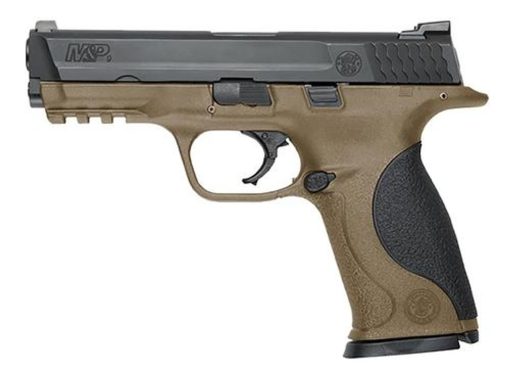 Buy Smith & Wesson M&P 9 Double 9mm 4.3" Barrel, Black Polymer Grips Flat Dark Earth, 17rd