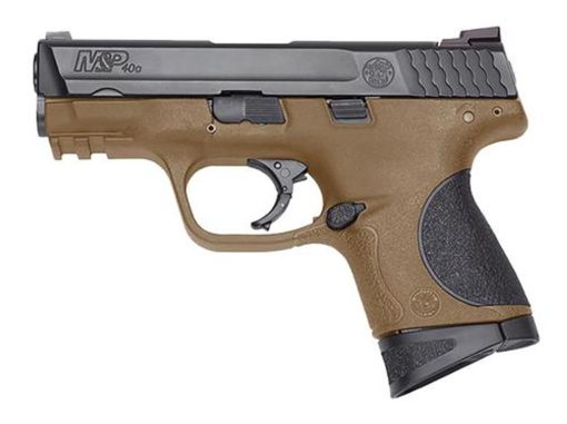 Buy Smith & Wesson M&P Compact .40 SW, 3.5" Barrel, Ambi Slide stop Flat Dark Earth, Polymer Frame, 8rd