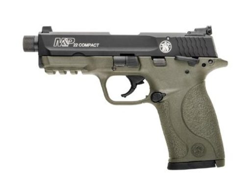 Buy Smith & Wesson M&P Compact 22LR 3.5" Threaded Barrel Flat Dark Earth Frame 10rd Mag