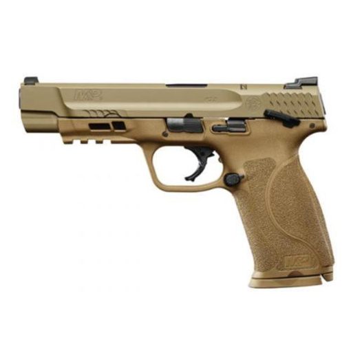 Buy Smith & Wesson M&P M2.0, 9mm, 5" Barrel Flat Dark Earth 17rd Mag, Safety