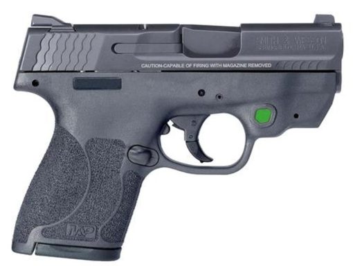 Buy Smith & Wesson, Shield M2.0, Semi-automatic, Striker Fired, Compact, 40 S&W, 3.1", Polymer, Black, 6Rd & 7Rd, 2 Mags, Crimson Trace Green Laser, Thumb Safety, Fixed Sights